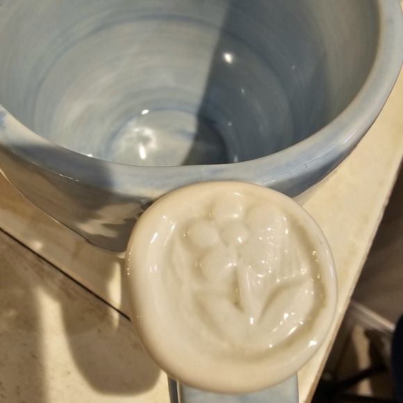 Anthropologie Floral Stoneware Mug Francesca Kaye Handpainted - Picture 8 of 12